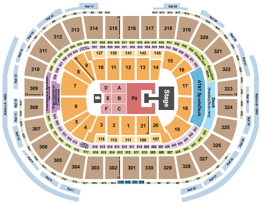 TD Garden Demi Lovato Seating Chart